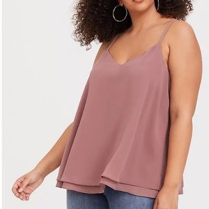 Torrid Sophie Walnut Double Layer Swing Cami